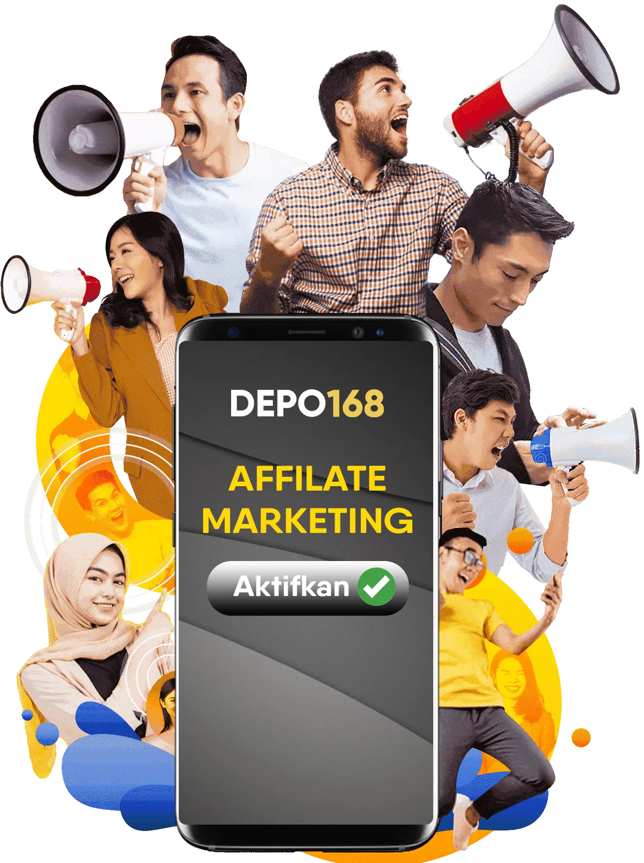 Depo168 afiliasi banner